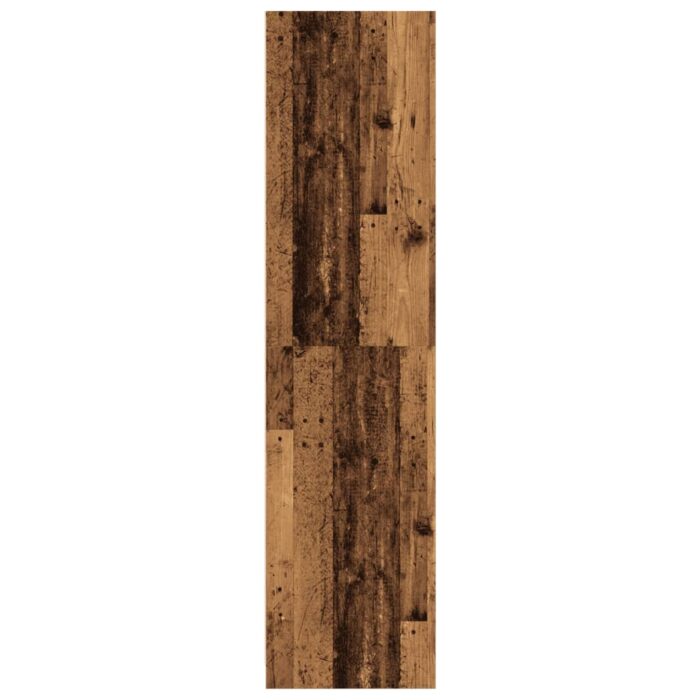 Garde-robe vieux bois 100x50x200 cm bois d'ingénierie – Image 3