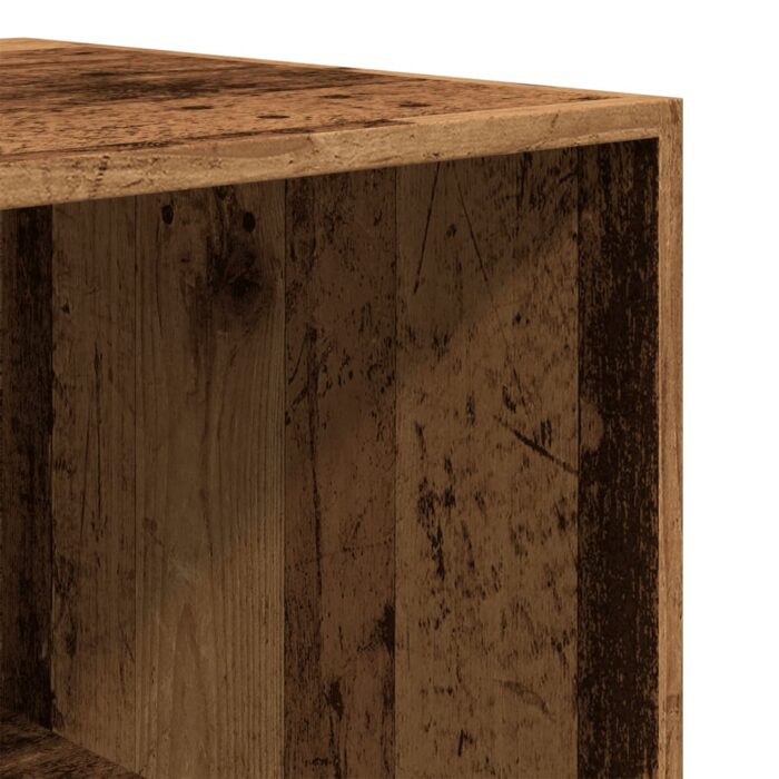 Garde-robe vieux bois 100x50x200 cm bois d'ingénierie – Image 6