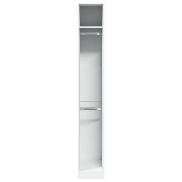 Garde-robe Blanc 30x50x200 cm Bois d'ingénierie – Image 2