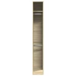 Garde-robe chêne sonoma 30x50x200 cm bois d'ingénierie – Image 2