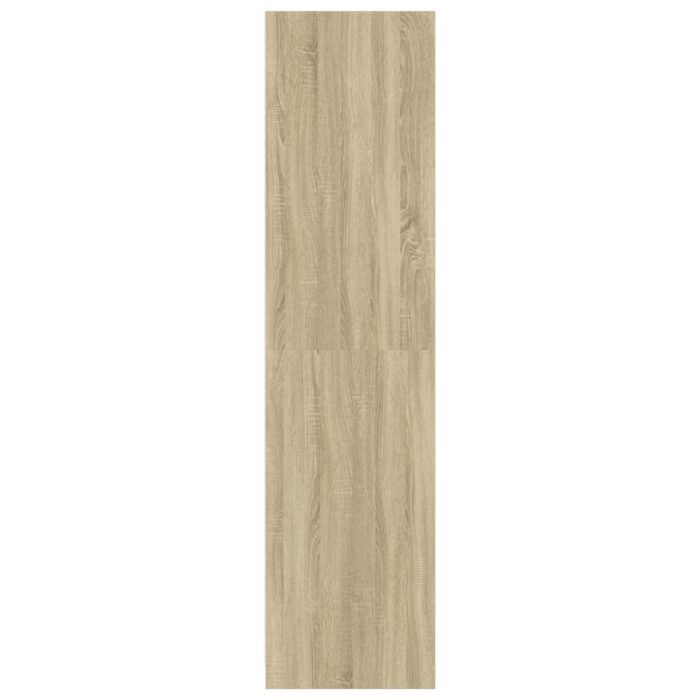 Garde-robe chêne sonoma 30x50x200 cm bois d'ingénierie – Image 3