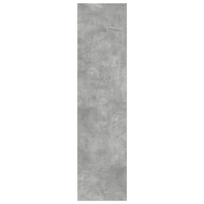 Garde-robe gris béton 30x50x200 cm bois d'ingénierie – Image 3