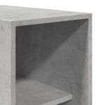 Garde-robe gris béton 30x50x200 cm bois d'ingénierie – Image 5