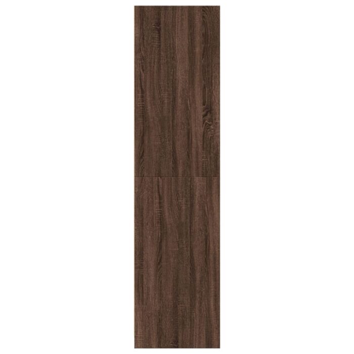 Garde-robe chêne marron 30x50x200 cm bois d'ingénierie – Image 3
