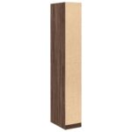 Garde-robe chêne marron 30x50x200 cm bois d'ingénierie – Image 4