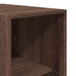 Garde-robe chêne marron 30x50x200 cm bois d'ingénierie – Image 5