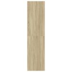 Garde-robe chêne sonoma 80x50x200 cm bois d'ingénierie – Image 3