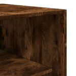 Garde-robe chêne fumé 80x50x200 cm bois d'ingénierie – Image 5