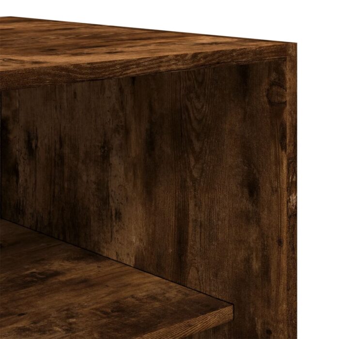 Garde-robe chêne fumé 80x50x200 cm bois d'ingénierie – Image 5