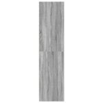 Garde-robe sonoma gris 80x50x200 cm bois d'ingénierie – Image 3