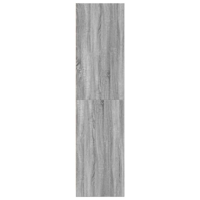 Garde-robe sonoma gris 80x50x200 cm bois d'ingénierie – Image 3