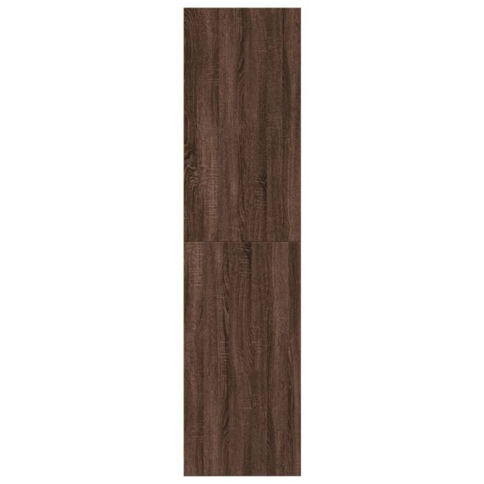 Garde-robe chêne marron 80x50x200 cm bois d'ingénierie – Image 3