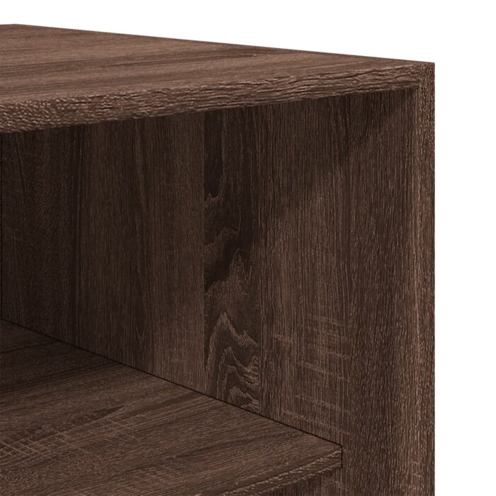 Garde-robe chêne marron 80x50x200 cm bois d'ingénierie – Image 5
