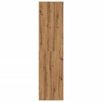 Garde-robe chêne artisanal 80x50x200 cm bois d'ingénierie – Image 3