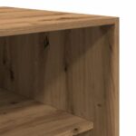 Garde-robe chêne artisanal 80x50x200 cm bois d'ingénierie – Image 5