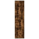 Garde-robe chêne fumé 100x50x200 cm bois d'ingénierie – Image 3