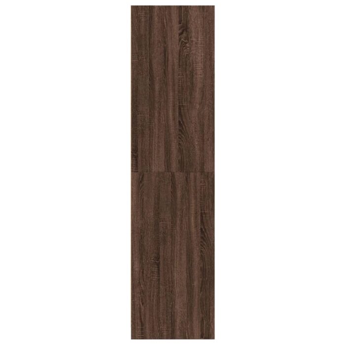 Garde-robe chêne marron 100x50x200 cm bois d'ingénierie – Image 3