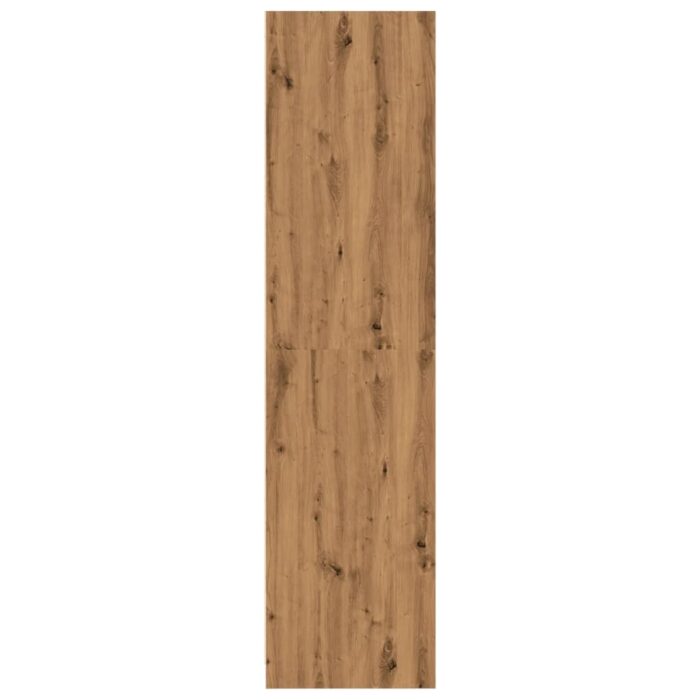 Garde-robe chêne artisanal 100x50x200 cm bois d'ingénierie – Image 3
