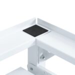 Double socle pour machine à laver étagères coulissantes blanc – Image 6