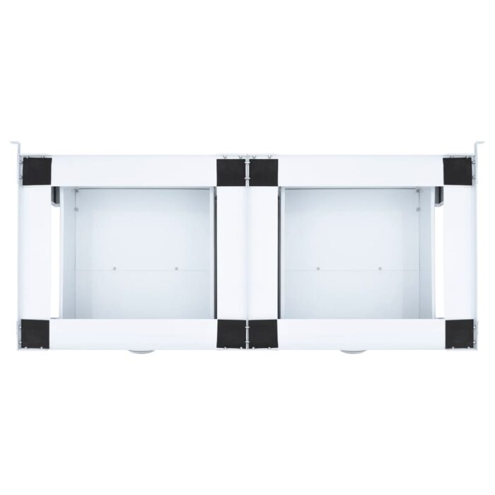 Double socle pour machine à laver avec tiroirs blanc – Image 5