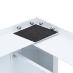 Double socle pour machine à laver avec tiroirs blanc – Image 6