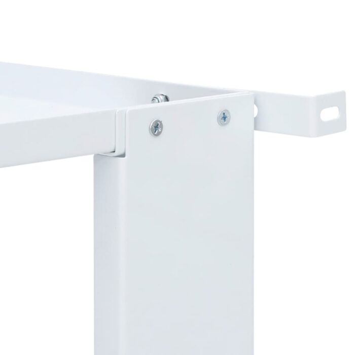 Double socle pour machine à laver avec tiroirs blanc – Image 7