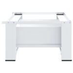 Socle pour machine à laver avec tiroir Blanc – Image 4