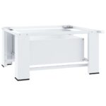 Socle pour machine à laver avec tiroir Blanc – Image 5
