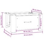 Socle pour machine à laver avec tiroir Blanc – Image 7