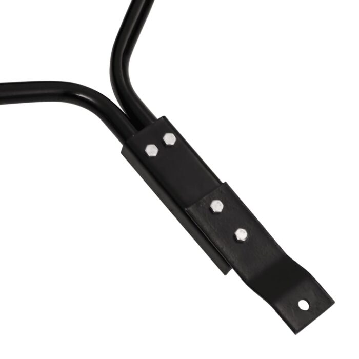 Rouleau à gazon de jardin et colliers d'aérateur noir 63 L fer – Image 6