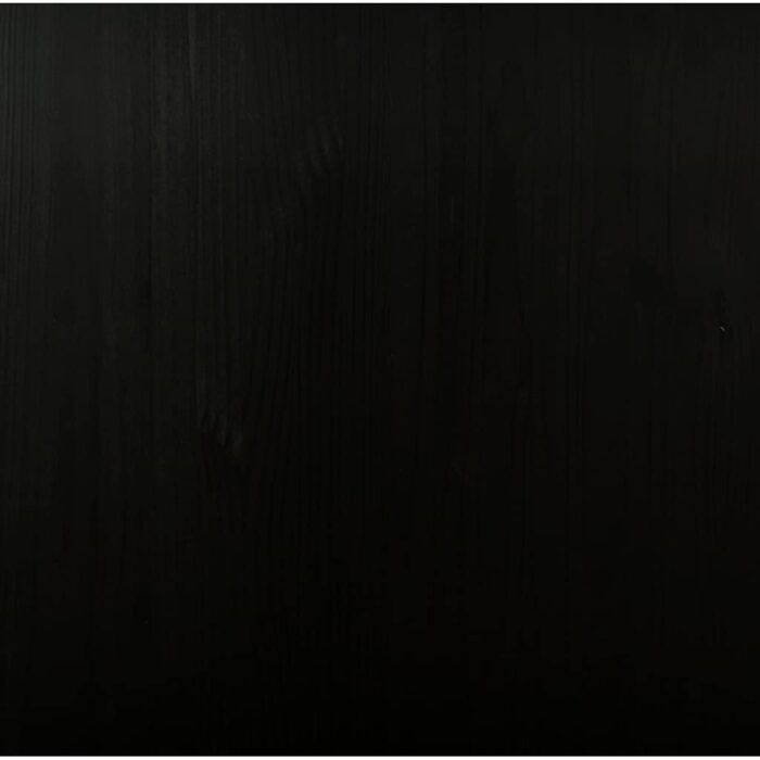 Armoire roulante avec tiroirs MOSS noir bois de pin solide – Image 7