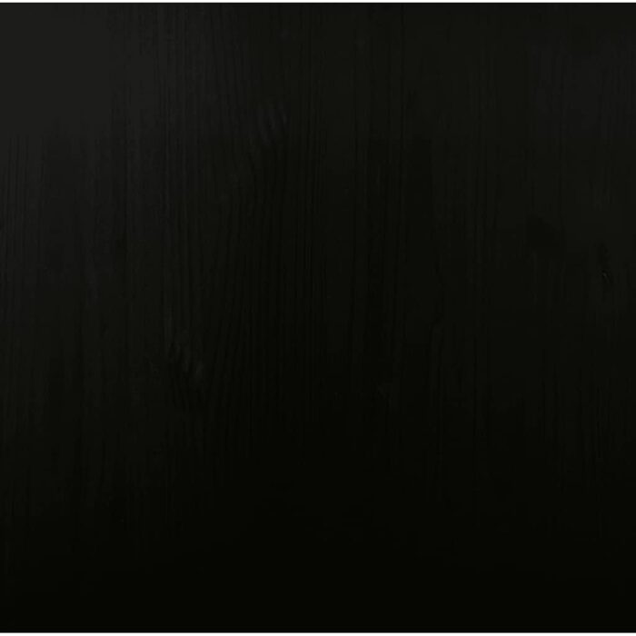 Armoire roulante avec tiroirs MOSS noir bois de pin solide – Image 7