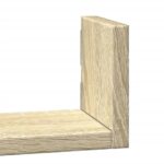 Étagères murales 3 pcs chêne sonoma bois d'ingénierie – Image 5
