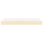Matelas à ressorts ensachés pour enfants crème 80x160 cm tissu – Image 2