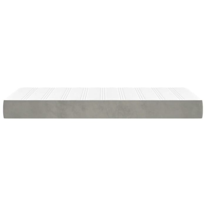 Matelas à ressorts ensachés pour enfants 80x160 cm velours – Image 2