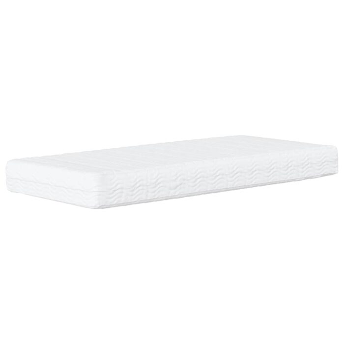 Matelas en mousse pour enfants blanc 80x160 cm dureté H2 H3 – Image 2