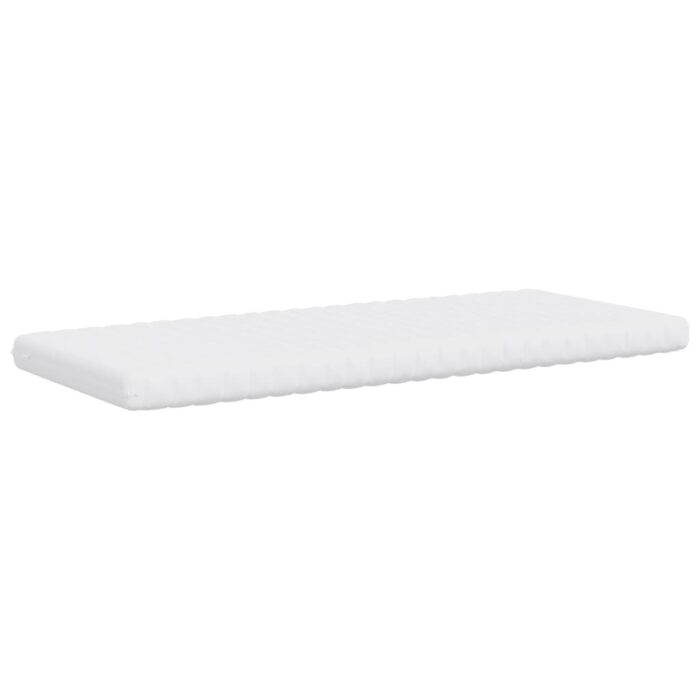 Matelas en mousse enfants blanc 80x160 cm 7 zones dureté 20 ILD – Image 2