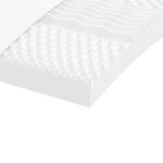 Matelas en mousse enfants blanc 80x160 cm 7 zones dureté 20 ILD – Image 5