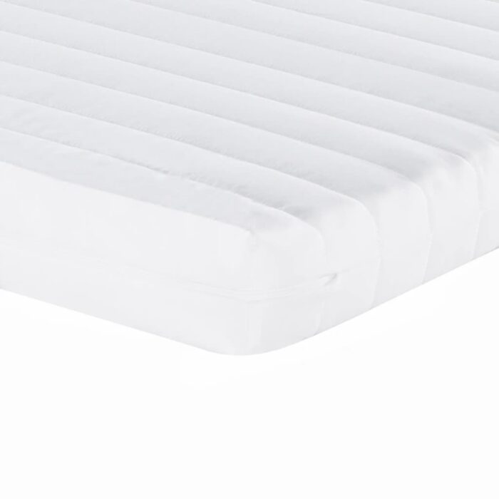 Matelas en mousse enfants blanc 80x160 cm 7 zones dureté 20 ILD – Image 6