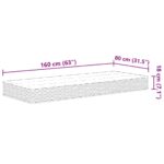 Matelas à ressorts Bonnell pour enfants moyen 80x160 cm – Image 8