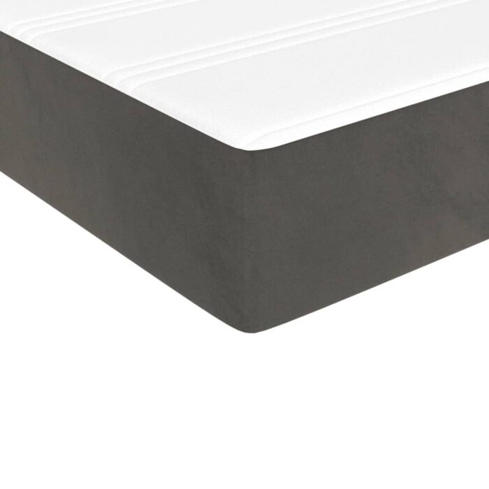 Matelas de lit à ressorts ensachés 80x210x20 cm velours – Image 3