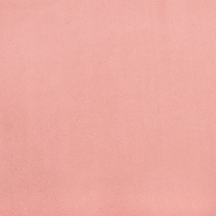 Matelas de lit à ressorts ensachés rose 120x210x20 cm velours – Image 4