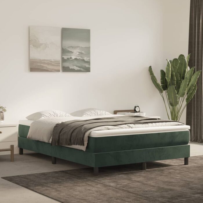 VXL8721158368546_m_en_hd_1.jpg Matelas de lit à ressorts ensachés 140x210x20 cm velours – Image 1