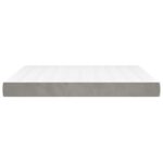 Matelas de lit à ressorts ensachés 160x210x20 cm velours – Image 2