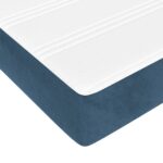 Matelas de lit à ressorts ensachés 120x220x20 cm velours – Image 3