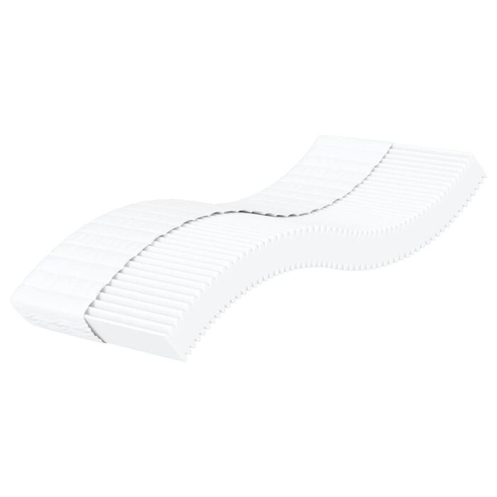 Matelas en mousse blanc 90x210 cm dureté H2 H3 – Image 1