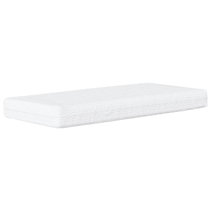 Matelas en mousse blanc 90x210 cm dureté H2 H3 – Image 2