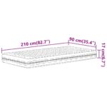 Matelas en mousse blanc 90x210 cm dureté H2 H3 – Image 8