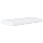 Matelas en mousse blanc 100x210 cm dureté H2 H3 – Image 2