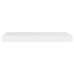 Matelas en mousse blanc 120x210 cm dureté H2 H3 – Image 3